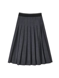 Details: Textured pleated maxi skirt in dark grey hue Elasticated waistband with chunky prints Side zip fastening Materials & Care: Fabric: Sheep wool 38.9%, Polyester Fiber 28.4%, Viscose Fiber 26.2%, Spandex 6.5%Lining: polyester 100% Non-washable, gentle dry cleaning Do not bleach Size & Fit: Model is 5'7", Bust 32, Waist 24, Hips 35, wearing a size S Item #: IM4SK02 Fabric Sheep, Wool Texture, Wool Textures, Pleated Maxi Skirt, Pleated Maxi, Chic Me, Sheep Wool, Pleated Skirt, Business Casual