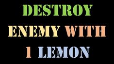 Destroy Enemy Spell, Lemon Spell For Enemy, Lemon Spells, Hexes For Enemies, Nosey People, Curse Spells, Real Love Spells