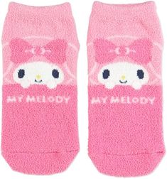 My Melody Peekaboo Fuzzy Ankle Socks Wear these low-cut socks any day and get an extra boost of self-confidence. The soft knitted texture is so cozy. Get a pair for every single day of the week! Cozy fleece-like knit Fits US W 6.5-9 Cute Soft Socks For Stocking Stuffers, Cute Super Soft Socks For Stocking Stuffers, Cute Socks For Stocking Stuffers, Trendy Soft Snug Socks, Trendy Super Soft Snug Socks, Comfy Pink Socks For Stocking Stuffers, Comfortable Super Soft Pink Socks, Comfortable Soft Pink Socks, My Melody Slippers