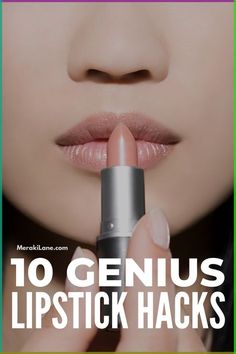 How To Make Lipstick Last, How To Keep Lipstick From Feathering, Top Lip Bigger Than Bottom Lip, Messy Lipstick Aesthetic, How To Keep Lipstick On All Day, How To Lipstick, How To Put Lipstick On, Lipstick Hacks Beauty Tricks