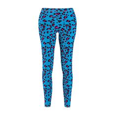 Neon Leopard -  Women's Leggings 80s yoga 90s leggings retro leggings pattern yoga pants christmas gift nostalgia animal print Christmas gift Christmas leggings Crisp imagery, vibrant colors and a soft touch - these elastic skinny fit leggings are perfect for any casual occasion in life.   .: 95% Polyester brushed suede 5% Spandex .: Skinny fit .: Tagless .: White thread color .: Runs true to size .: NB! Black color prints may appear in a greyish tone 2000s Leggings, Lepeard Leggings Preppy, Scene Leggings, Retro Leggings, Leggings Colorful, Scene Clothes, Thrift Manifest, Pink And Green Graphic Leggings, Fitted Multicolor Fun Leggings