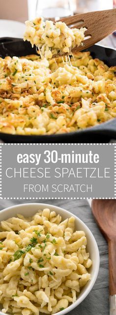 an easy 30 - minute cheesy pasta bake is the perfect appetizer for any meal