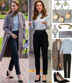 Kate Middleton Business Professional, Kate Middleton Work Outfit, Old Money Outfits Office, Kate Middleton Style Outfits, Düşes Kate, Looks Kate Middleton, Kate Middleton Outfits, Dad Sneakers, Business Casual Outfits For Work