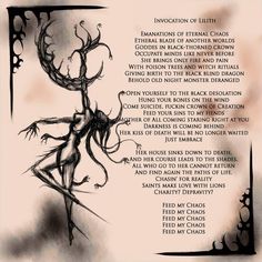 a poem written in black ink with an image of a woman holding a tree branch