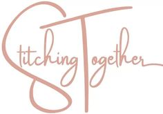 the logo for stitching together