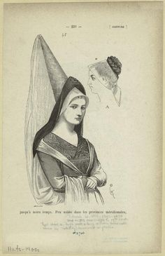 Agnes Sorel, Princess Hat, Medieval Dress, Medieval Fashion