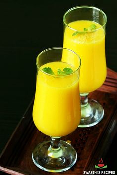 Mango Juice Recipe Mango Juice Recipe, Jamaican Breakfast, Vegan Beverages, Mango Drink, Indian Drinks, Mango Drinks, Drink Juice, Mango Pulp