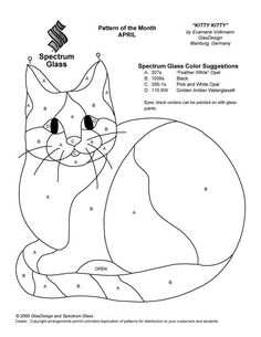 a coloring page with an image of a cat