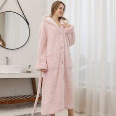 This Warm Fleece Couples Dressing Gown is incredibly soft and cosy, making it ideal for chilly nights. In these plush, comfy dressing robes, cuddle up. This lovely fleece provides the dress a streamlined, refined, and elegant appearance. For a adorable and matchy couple style, coordinate your colour choices with your companion. This loungewear available at Comfy Pajama is all you need to relax at home. They are soft and easy to touch which projects versatility and effortless grace in every step Comfy Winter Sleepwear For Relaxation, Comfy Sleepwear For Winter Relaxation, Winter Super Soft Sleepwear For Relaxation, Winter Sleepwear For Relaxation, Super Soft, Comfortable Winter Sleepwear For Relaxation, Winter Long Sleeve Sleepwear For Home, Long Sleeve Winter Sleepwear For Home, Winter Pink Sleepwear For Relaxation, Soft Long Sleeve Sleepwear For Relaxation