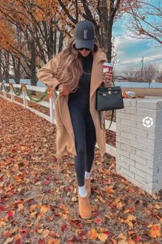 Brown Coat Outfit, Coat Outfit Casual, Winter Coat Outfits, Winter Outfits Warm, Winter Outfits For Girls, Stylish Winter Outfits, Outfit Chic