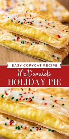 easy copycat recipe for mcdonald's holiday pie is the perfect way to celebrate this holiday season