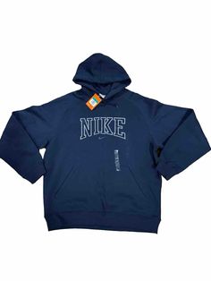 Vintage Nike Spellout Logo Pullover Mens Hoodie Size XL Deadstock 2007 Navy Blue New With Tags Please see photos as they are part of the description Mens Hoodie, Vintage Nike, Hoodies Men, Active Wear, Mens Accessories, Navy Blue, Sweatshirts Hoodie, Mens Outfits, Nike