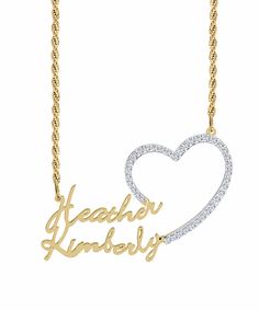 This personalized iced out heart name necklace is a fabulous addition to your collection. Just select your favorite chain type and metal option. Stones: Cubic Zirconias Monogrammed Cufflinks, Leather Kits, Swarovski Heart, Silver Link Chain, Crown Necklace, Name Earrings, Script Monogram, Nameplate Necklace, Diffuser Necklace