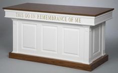 Communion Tables NO 8201 – Podiums Direct Church Communion Table, Church Pulpit, Communion Table, Wood Planer, Church Furniture, In Remembrance Of Me, Diy Dining Table, Altar Table, Church Interior