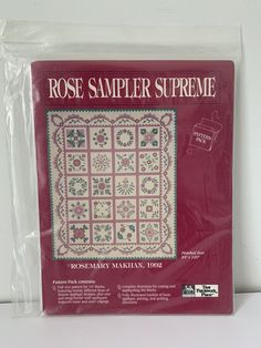 the package is packaged in plastic for use as a quilter's sample kit