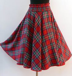 Mid-length skirt, all round, in tartan cotton Scratched cotton skirt with elasticated waistband on 10 cm Cut in a red and green tartan cotton it has a retro 60s look Sold alone or with a large matching shawl scarf The elasticated waistband marks well the size while allowing to feel comfortable 100% cotton, Any size available Length 78 cm Fabric for sale by the meter on https://www.etsy.com/in-en/shop/akkamercerie. Free delivery provided by carrier FOR ORDERS over 60 euros in 8 /12 working days A Plaid Cotton Skirted Bottoms, Fitted Cotton Plaid Skirt, Red Cotton Skirt For Winter, Plaid Cotton Long Skirt, Plaid Long Cotton Skirt, Long Plaid Cotton Skirt, Winter Cotton Plaid Skirt, Winter Plaid Cotton Skirt, Plaid Cotton Flared Skirt