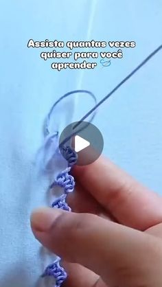 the video shows how to crochet an object in two different ways, including yarn