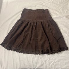 Anthropology Edme & Esyllte Brown Corduroy Skirt Size Women’s 2 Excellent New With Tags Condition! Courdory Mini Skirt, Sequin Fringe Skirt, Brown Corduroy Skirt, Brocade Skirt, Ruffle Maxi Skirt, Colorful Skirts, Tiered Midi Skirt, Striped Skirt Pencil, Tulle Midi Skirt