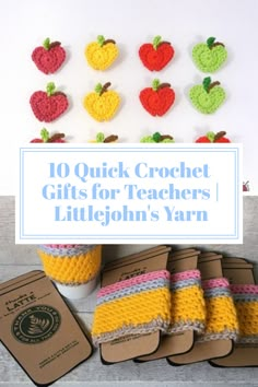 crochet gifts for teachers, littlejohn's yarn - 10 quick crochet gifts for teachers