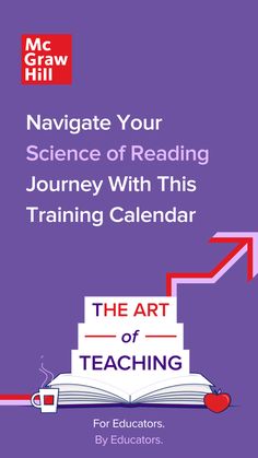 the art of teaching for teachers navigate your science of reading journey with this training calendar