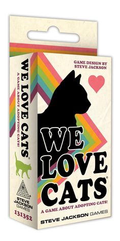 we love cats card game in a box