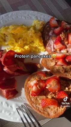 This contains an image of: High protein meals to grow glutes