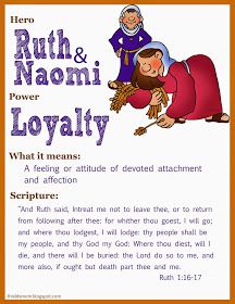 a poster with the words ruth and noah