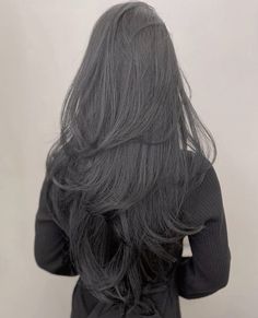 Long Black Colored Hair Hairstyles, Long Black Hair With Lots Of Layers, Jet Black Hair Long Layers, Haircuts For Long Black Hair Straight, Long Layers On Black Hair, Long Hair Layers Black, Long Layers With Face Framing Pieces Black Hair, Layers Long Black Hair, Long Layered Haircuts Black Hair