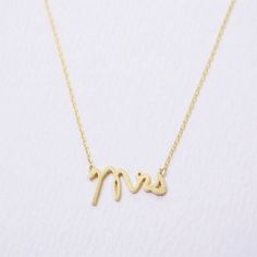 Mrs. Necklace Gold Color 16” With 2 1/2” Extender Mrs Necklace, Necklace Gold, Womens Jewelry Necklace, Gold Color, Size 16, Gold Necklace, Jewelry Necklaces, Necklaces, Women Jewelry