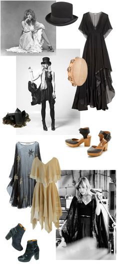 Stevie Nicks Halloween Costume Ideas, Modern Stevie Nicks Style, Stevie Nicks Winter Style, Stevie Nicks Black Dress, Stevie Nicks Style Outfits Clothes, Outfits Inspired By Stevie Nicks, Stevie Nicks Asthetic, Stevie Nicks Witch Costume, Stevie Nicks 80s Style