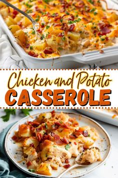 this chicken and potato casserole is so good it's made in the oven