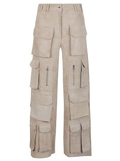 Beige trousers, cargo, zip closure and pressure button, multitaches. This item is in size S and the color is Beige Leather Cap, Cargo Trousers, Tailored Trousers, Denim Pant, Quality Clothing, Bottoms Pants, Trousers Women, Womens Shoes Sneakers, Womens Clothing Tops