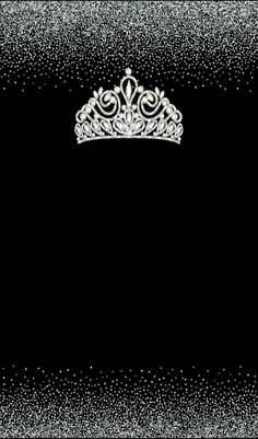 a black and white photo with a tiara on it