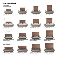 the instructions for how to make a bed with headboard and foot board