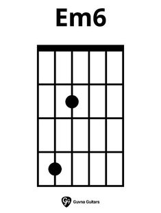 How To Play The Em6 Chord On Guitar Minor Scale, Guitar Fretboard, Beginner Guitar, Chords Guitar