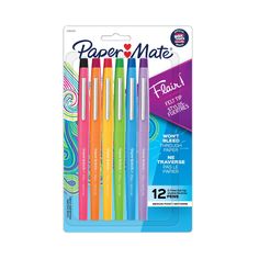 paper mate pens in assorted colors