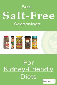 photo of the best salt-free seasonings Salt Free Foods List, Salt Alternatives Healthy, Salt Free Diet Low Sodium Recipes, No Salt Recipes Meals Easy, Salt Alternatives, Kidney Healthy Foods