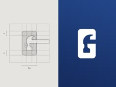 the letter g is made up of squares and rectangles, which are connected to each other