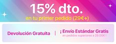 an advertise for the spanish language website, with colorful background and white stars