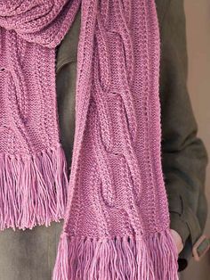 Terrell by Donna Yacino *Berroco Pattern*-Patterns-Berroco-Alpaca Direct Double Seed Stitch Scarf, Cowl Patterns, Scarf Knitting Pattern, Scarf Knitting, Cowl Pattern, Scarf Knitting Patterns, Long Scarf, Pattern Download, Knit Scarf