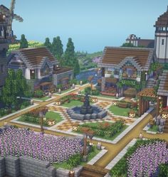 Minecraft Base, Minecraft Kingdom, Case Minecraft, Minecraft Garden, Rumah Minecraft Sederhana, Minecraft Mansion, Bloxburg Houses, Bangunan Minecraft, Minecraft House Plans