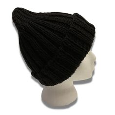 Step up your winter style with this simple yet stylish Black Knit Toque. Designed to stretch for comfort and fit, this timeless hat is perfect for any age and outfit. It's made of 100% acrylic yarn, ensuring durability and easy care. Great for all your winter outings, it's machine washable and available in a range of sizes. Crafted by Elizabeth Ruth of The Ruthless Crafter, the hat is as practical as it is chic. #BlackKnitToque #WinterEssential #EtsyFind Black Knitted Hat, One Size Fits Most, Black Hand-knitted Hat, Cozy Black Knit Hat, One Size Black Soft Knit Beanie, Black Soft Knit Hat, One Size, Etsy Best Sellers, Winter Essentials, Halloween Fashion, Black Knit