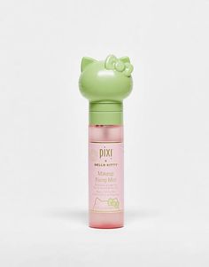 Pixi Setting Spray, Hello Kitty Setting Spray, Pixi Make Up, Pixi Makeup Products, Green Makeup Products, Pixi Products, Hello Kitty Make-up, Pixi Hello Kitty, Pixi Skincare