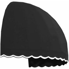 an image of a black awning on a white background