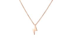 "Lightning bolt pendant necklace - Tiny Thunderbolt necklace - Thunder strike dainty necklace - - Lightening bolt necklace This is a beautiful dainty necklace, so cute and delicate, you can wear it alone or stack it with your other necklaces!! If you want 4 or more necklaces contact me for a discount!! ✪ Gold or silver or rose gold Plated Delicate Chain. Choose your length , the length in picture is 16\" ✪ Matt Gold or silver or rose gold Plated lightning bolt charm with a sand finished texture, Thunder Strike, Delicate Chain, Lightning Bolt, Dainty Necklace, Charm Necklaces, Rose Gold Plates, Gold Vermeil, Or Rose, Charm Necklace