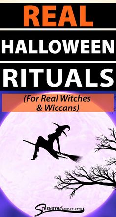 halloween night full moon with witch/wiccan flying in front of it and real halloween rituals (for real witches & wiccans) text overlay Witches New Year Ritual, Halloween Spells Witchcraft, Halloween Manifestation, Pagan Halloween, Paganism Spells, Halloween Spells, Night Witches, Witch Tips, Real Witches