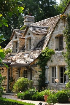 European-influenced house exterior with French country elements Country Cottage Exterior, French Country Cottage Exterior, French Country Exterior, Mountain Home Exterior, Stone Exterior Houses, Exterior Houses, Stone Exterior, Exterior Inspiration, Cottage Style House Plans