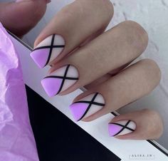 Bright Nail Art, Long Nail Art, Square Nail Designs, Fancy Nails Designs, French Acrylic Nails, Blush Nails, Uñas Acrilicas, Nail Art Hacks