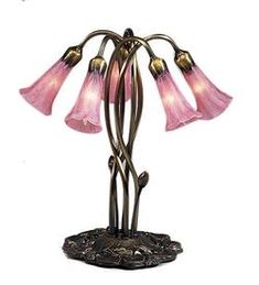 View the Meyda Tiffany 17 Pond Lily, Novelty Lamps, Lamp Pink, Tiffany Lighting, Tiffany Style Lamp, Tiffany Table Lamps, Chinese Lantern, Louis Comfort Tiffany, Stained Glass Lamps