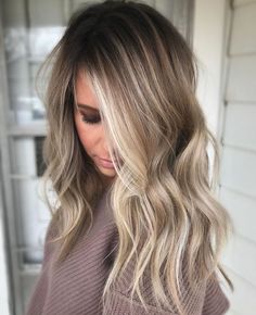 Brown Ombre Hair, Ash Blonde Balayage, Blond Balayage, Bronde Balayage, Ombre Hair Blonde, Spring Hair Color, Hair Color Techniques, Ombré Hair, Balayage Hair Blonde